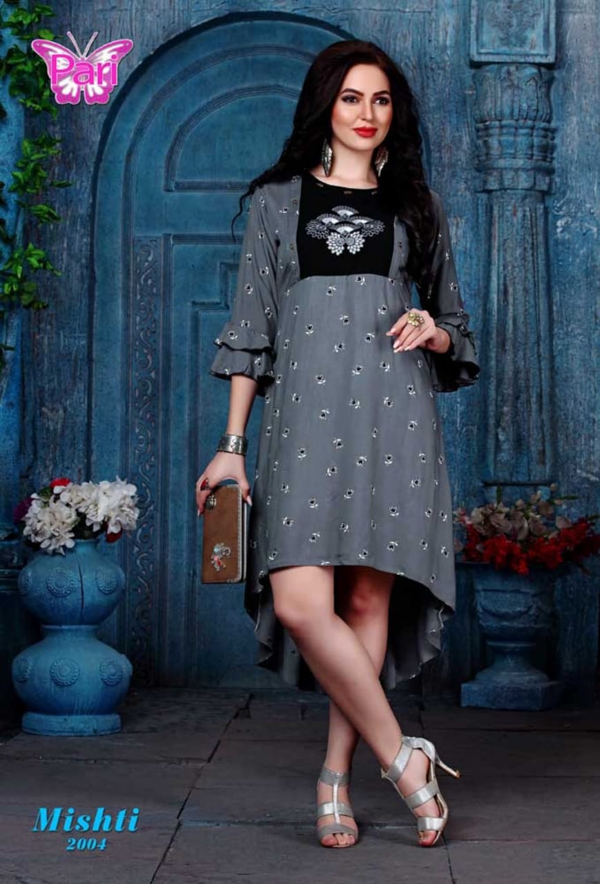 Pari Presents Misti 2 Collection Of Rayon Casual Wear Printed Kurtis