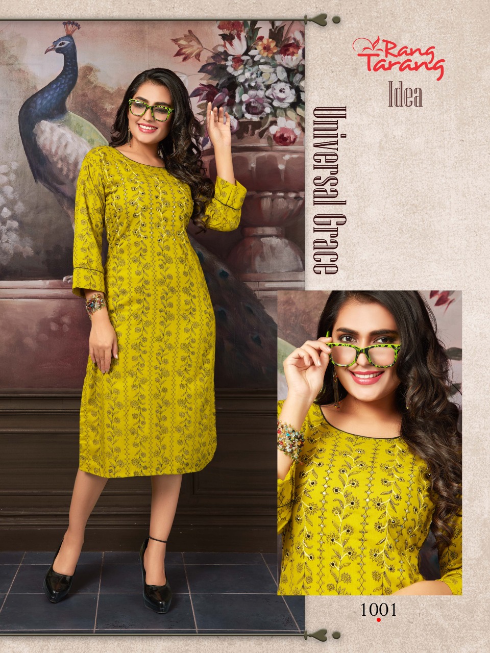 Rang Tarang Presents Idea Collection Of Printed And Embroidered Kurtis