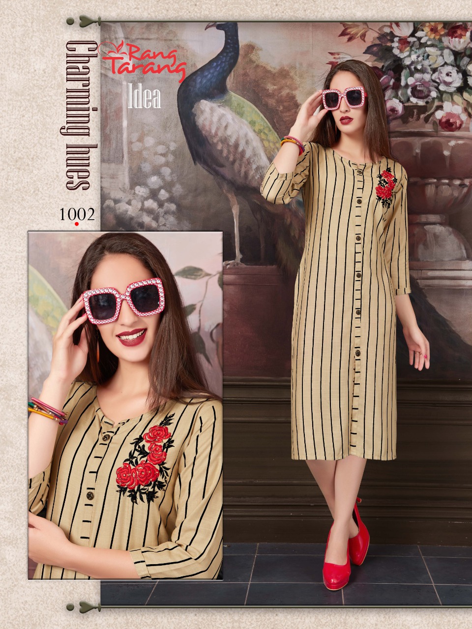 Rang Tarang Presents Idea Collection Of Printed And Embroidered Kurtis