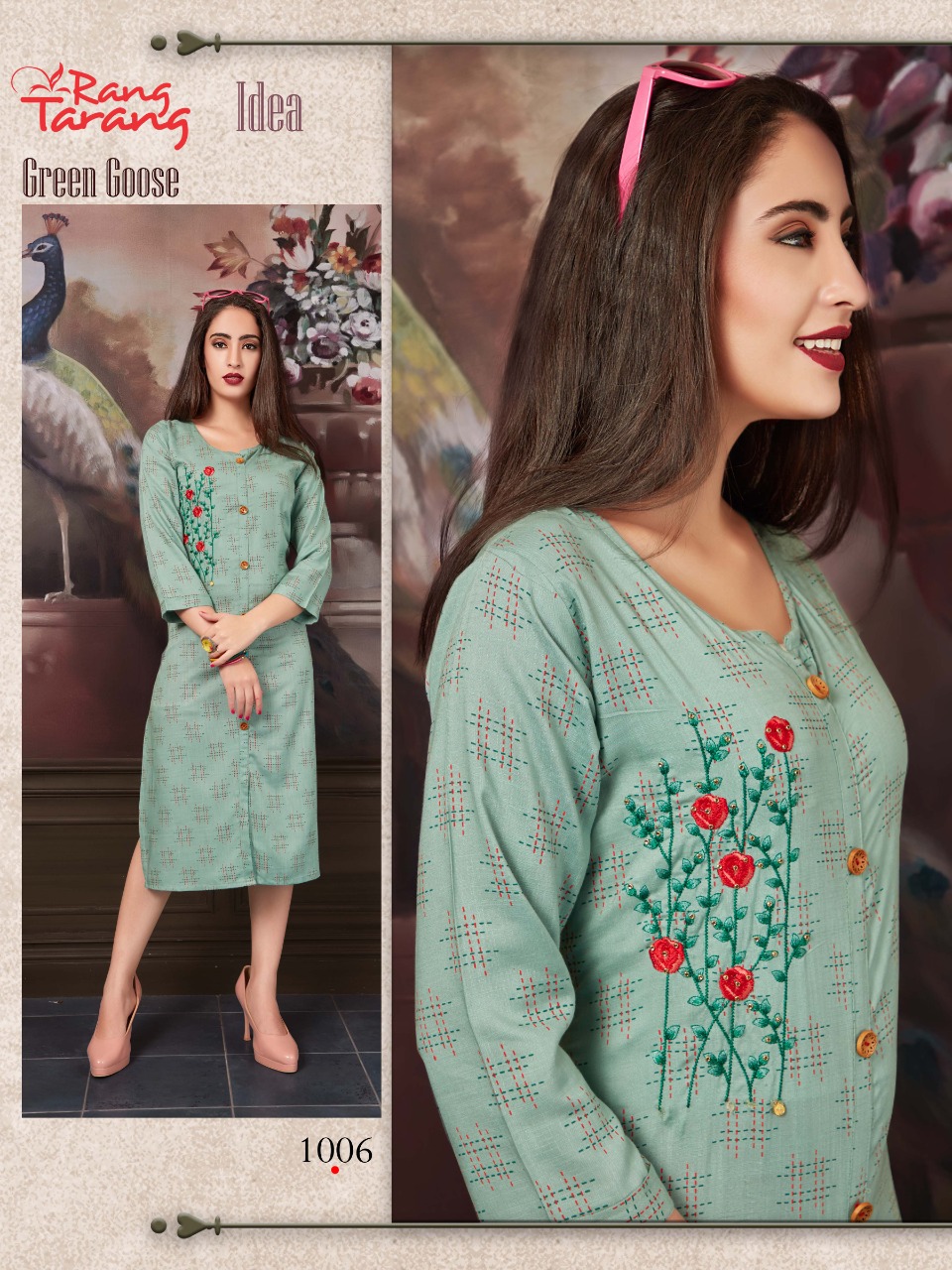 Rang Tarang Presents Idea Collection Of Printed And Embroidered Kurtis