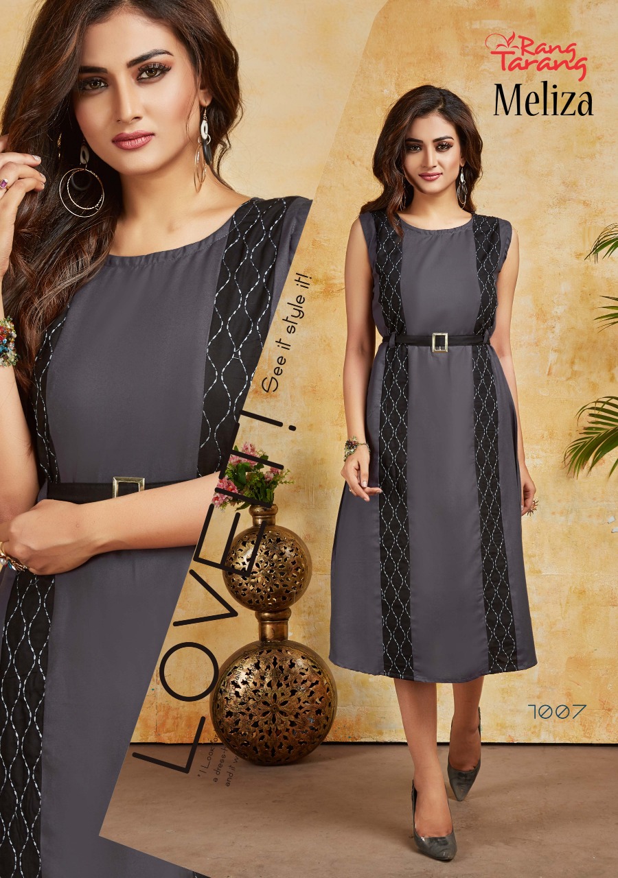 Rang Tarang Presents Meliza Collection Of Heavy Rayon Designer Kurtis