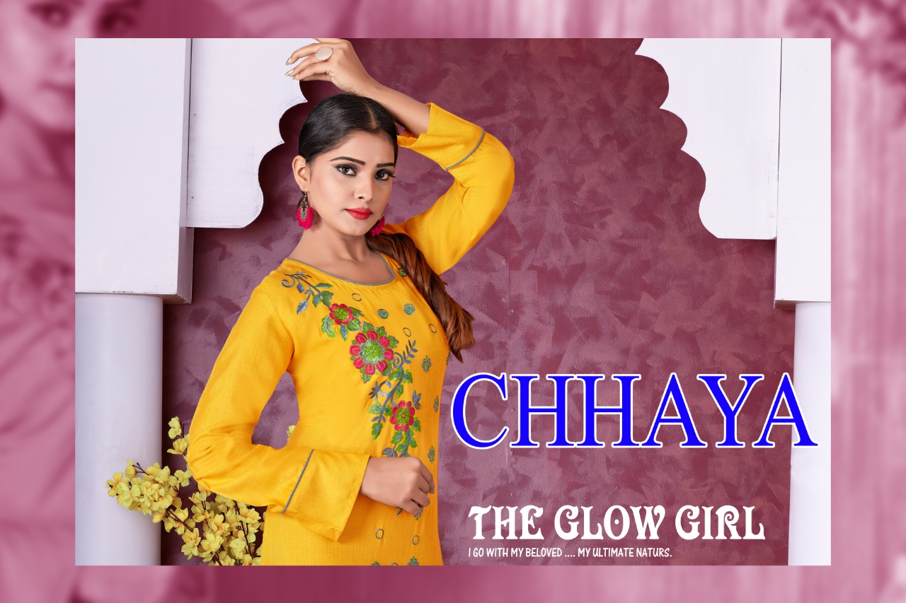 Royal Collection Presents Honey Chhaya Self Embroidered Casual Kurtis