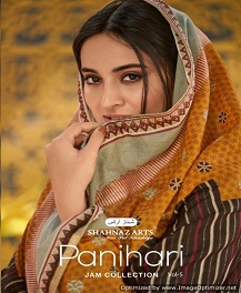 Shahnaz Presents Panihari 5 Collection Of Jam Cotton Fancy Embroidered And Digital Printed Dress Materials