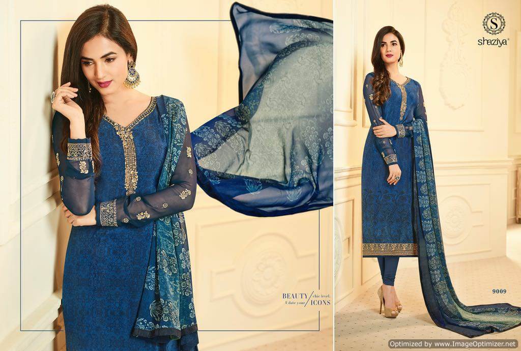 Shaziya Presents Garden Crape 98 Collection Of Crape Heavy Designer Suit