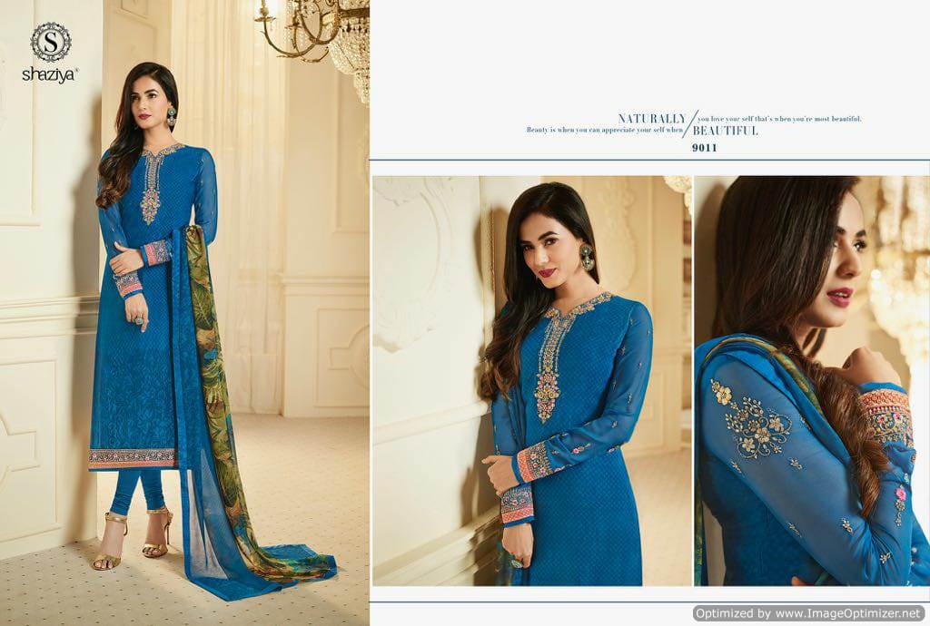 Shaziya Presents Garden Crape 98 Collection Of Crape Heavy Designer Suit