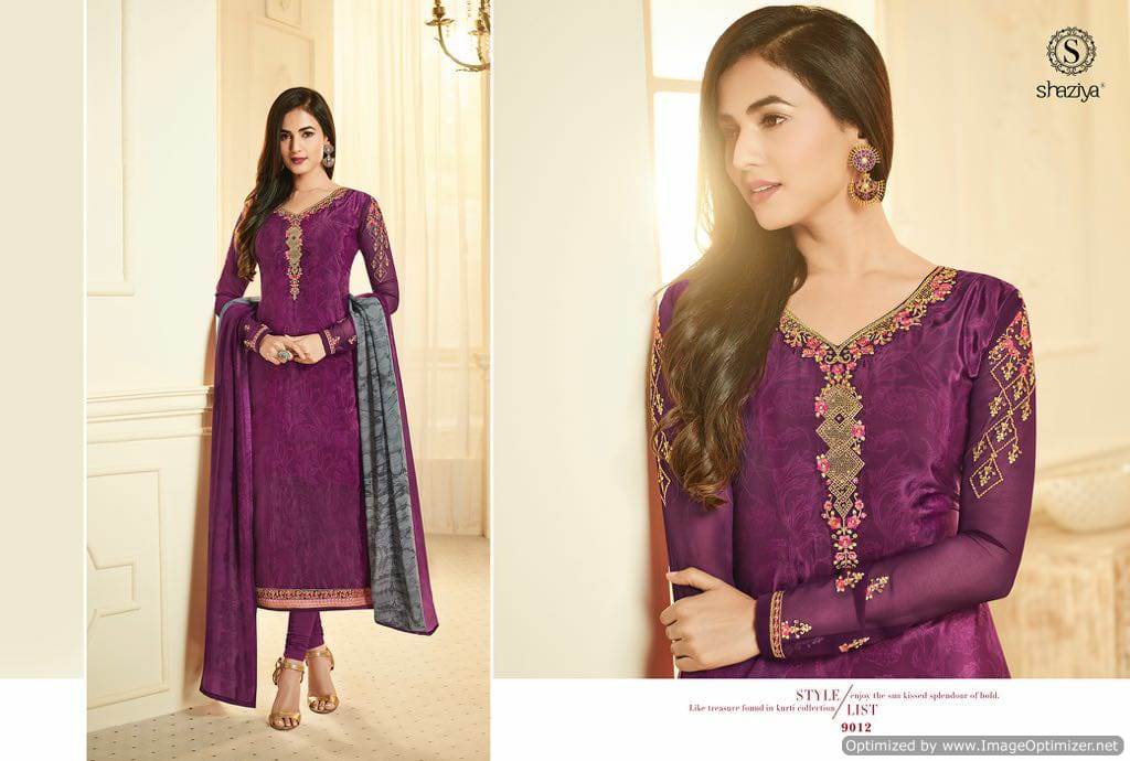 Shaziya Presents Garden Crape 98 Collection Of Crape Heavy Designer Suit