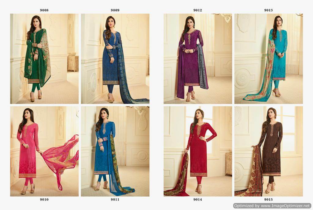 Shaziya Presents Garden Crape 98 Collection Of Crape Heavy Designer Suit