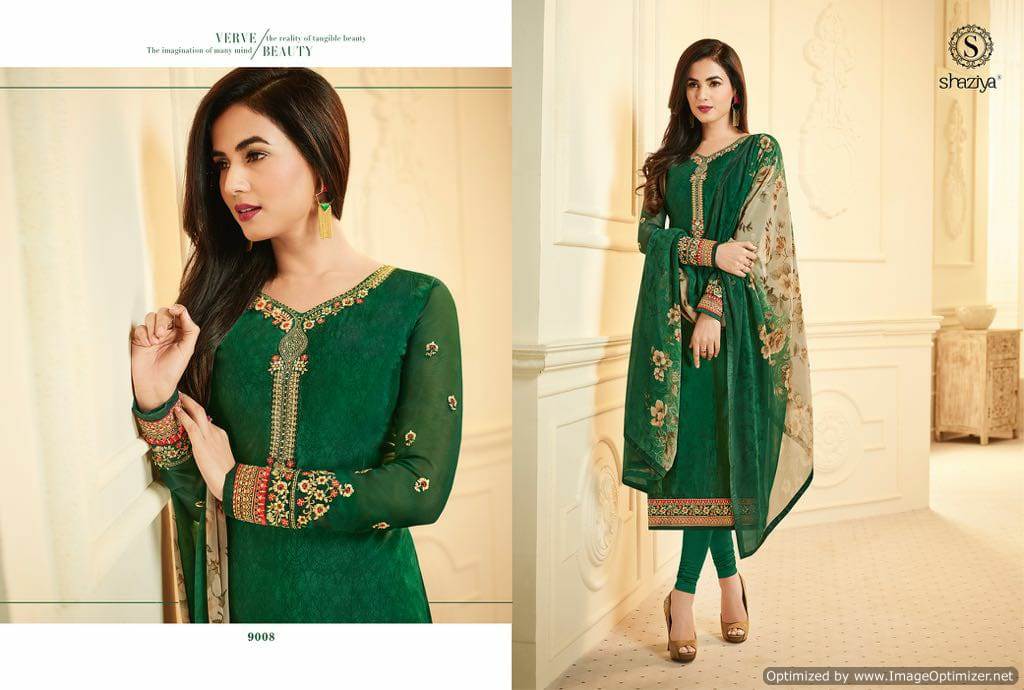 Shaziya Presents Garden Crape 98 Collection Of Crape Heavy Designer Suit