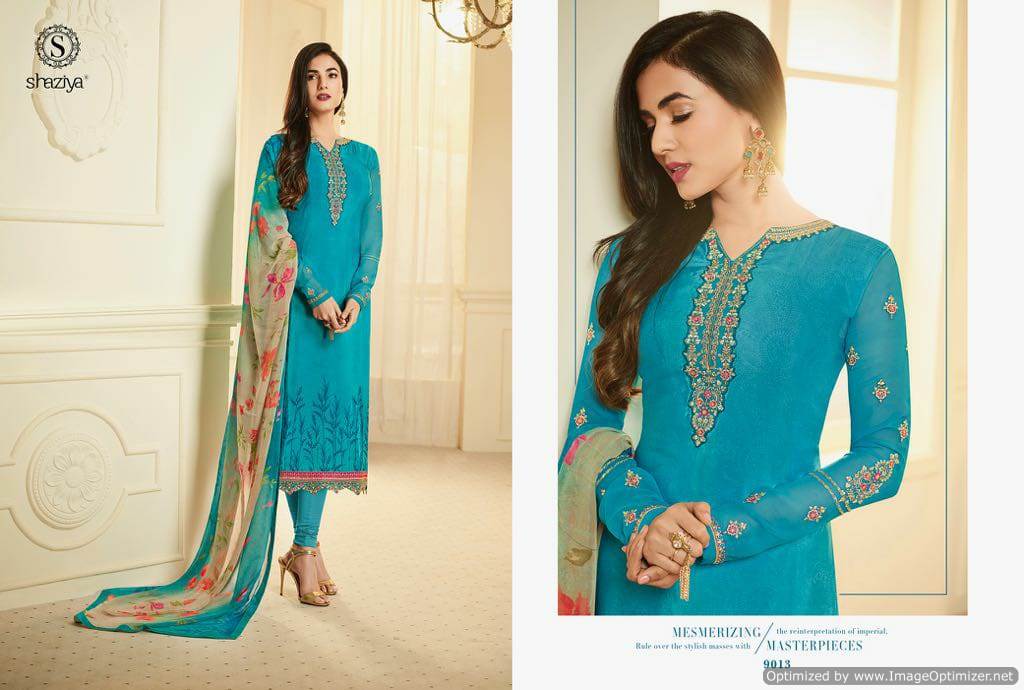 Shaziya Presents Garden Crape 98 Collection Of Crape Heavy Designer Suit