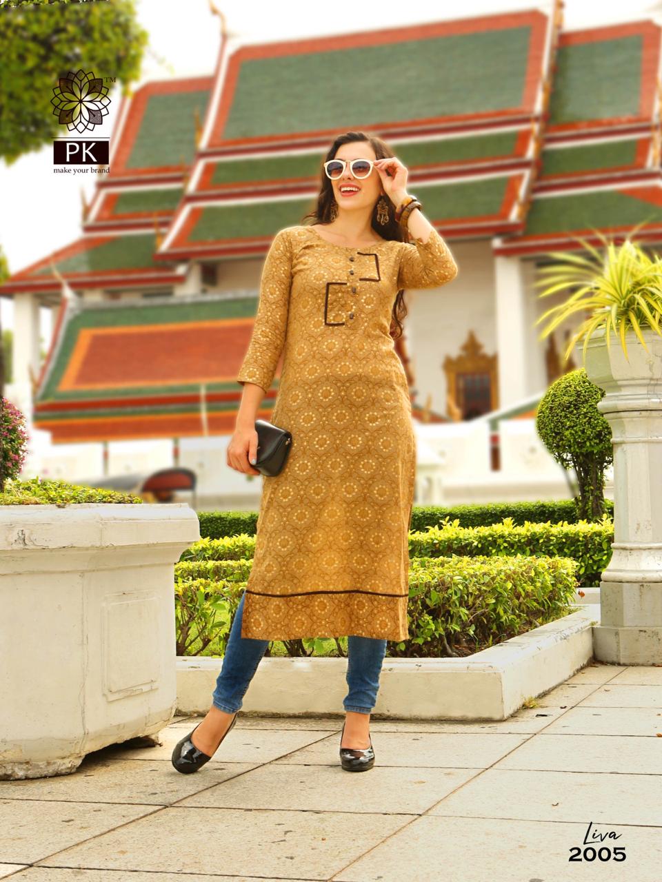 Pk Present Liva 2 Kurtis Catalogue