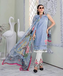 Bonanza Presents Sana Safinaz 3 Collection Of Heavy Lawn Cotton Embroidered Designer Pakistani Suits