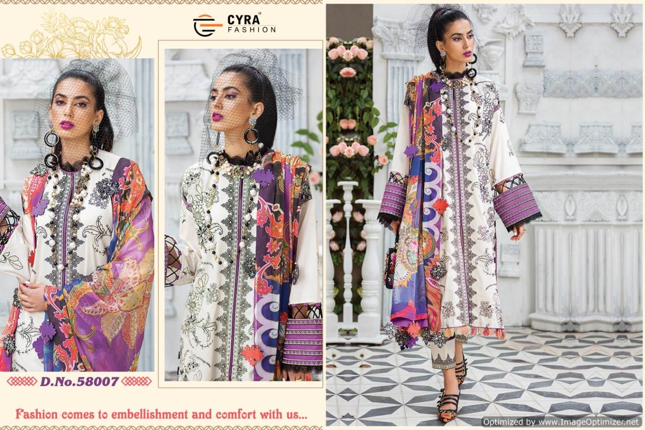 Cyra Presents Alizah 5 Collection Of Jam Cotton Digital Print With Patch Work Pakistani Suits