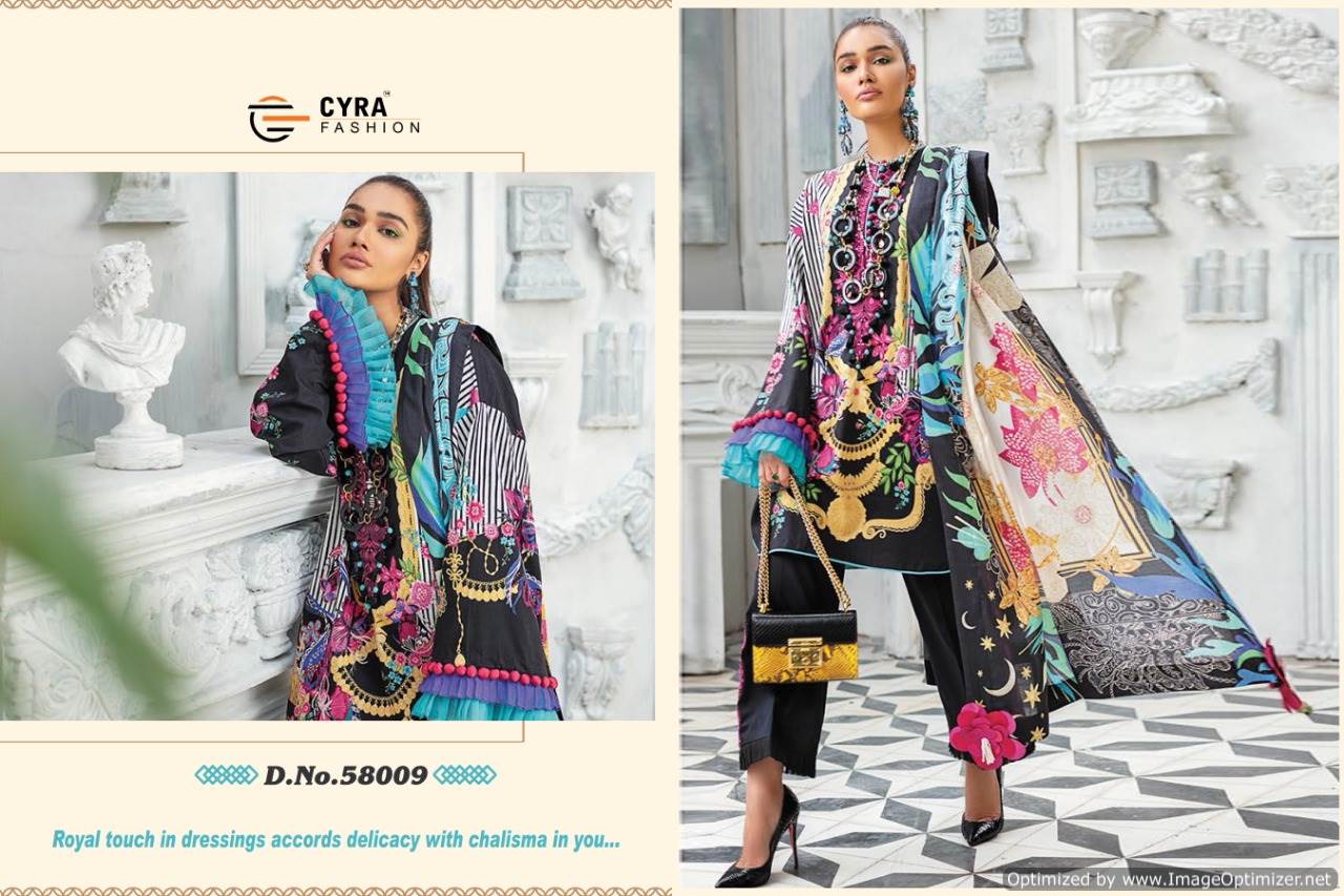 Cyra Presents Alizah 5 Collection Of Jam Cotton Digital Print With Patch Work Pakistani Suits