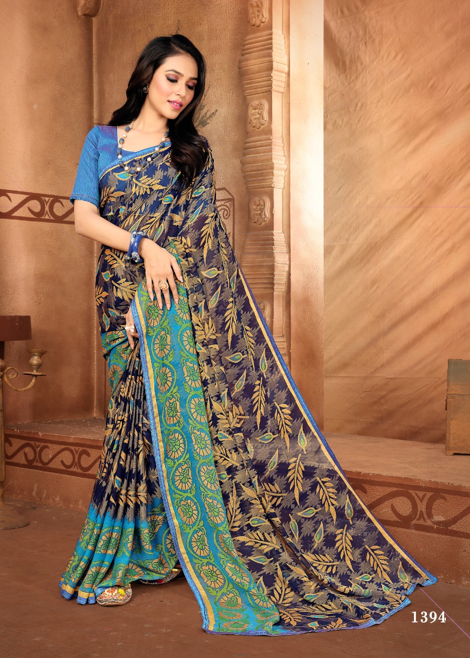 Fc Presents Anchal Vol 2 Collection Of Khushi Brasso Padding Printed Sarees