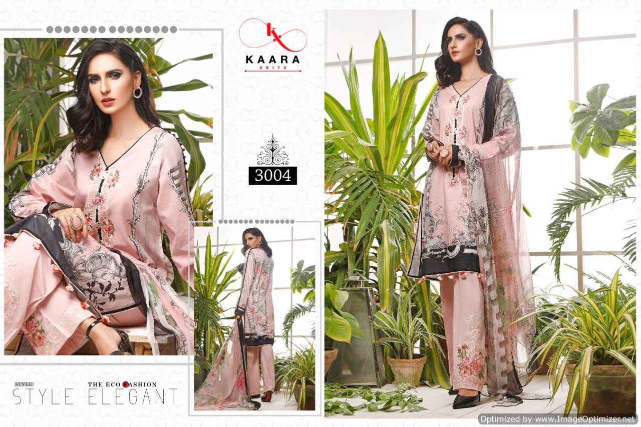 Kaara Presents Firdous Lawn Collection 3 Of Pure Cotton Designer Pakistani Suits