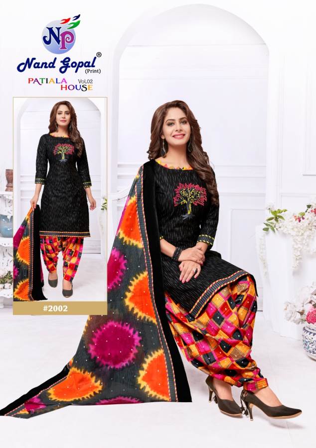 Nand Gopal Presents Patiyala House 2 Collection Of Pure Cotton Printed Casual Wear Dress Materials