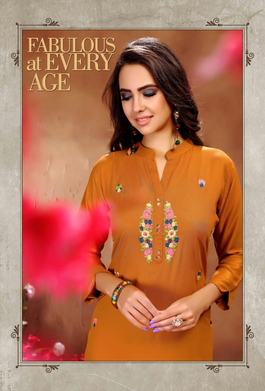 Pari Presents Babydoll Collection Of Heavy Rayon Stylish Designer Kurtis