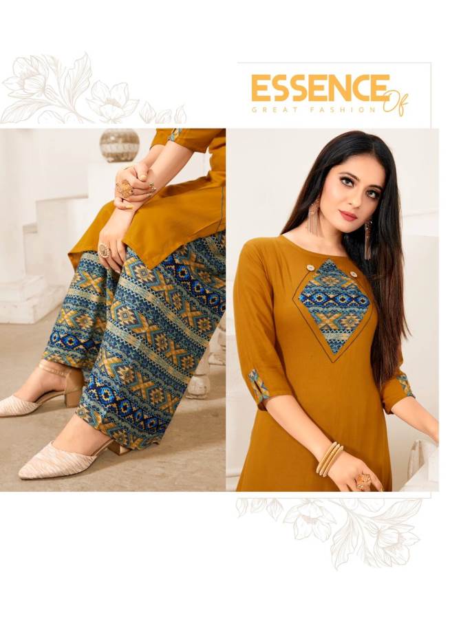 Rt Presents Plazzo Queen 8 Collection Of Rayon Classy Kurti With Bottom