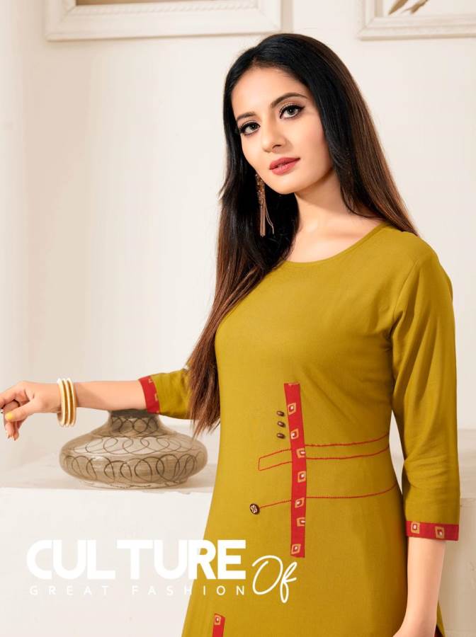 Rt Presents Plazzo Queen 8 Collection Of Rayon Classy Kurti With Bottom