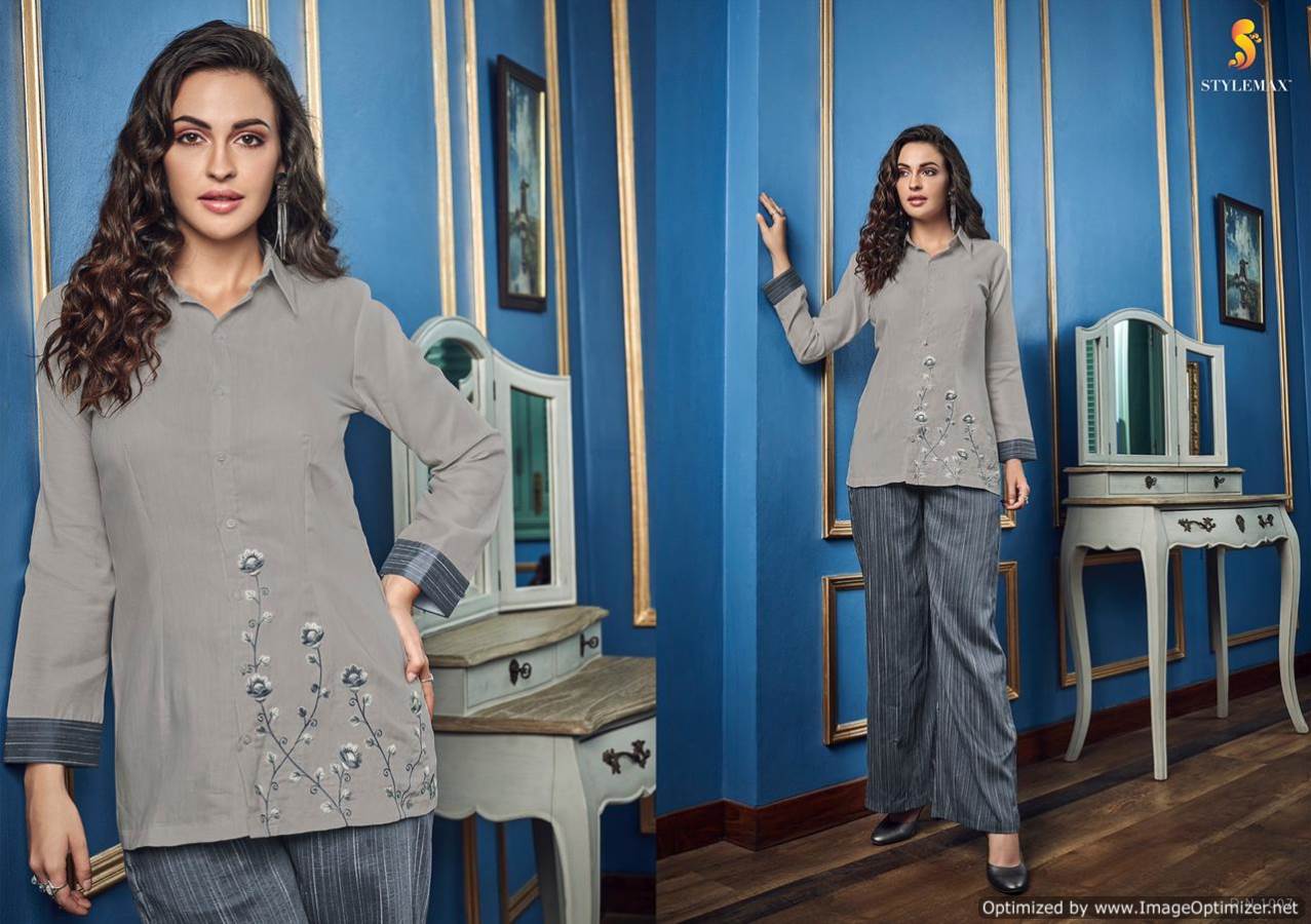 Stylemax Presents Fashion 1 Collection Of Rayon,cotton Fancy Top With Bottom