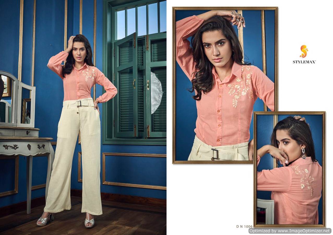 Stylemax Presents Fashion 1 Collection Of Rayon,cotton Fancy Top With Bottom