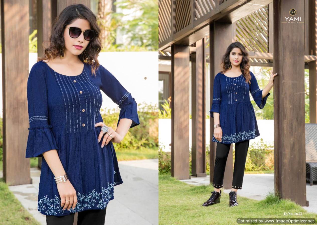 Yami Presents Bold 2 Collection Of Heavy Rayon Fancy Top