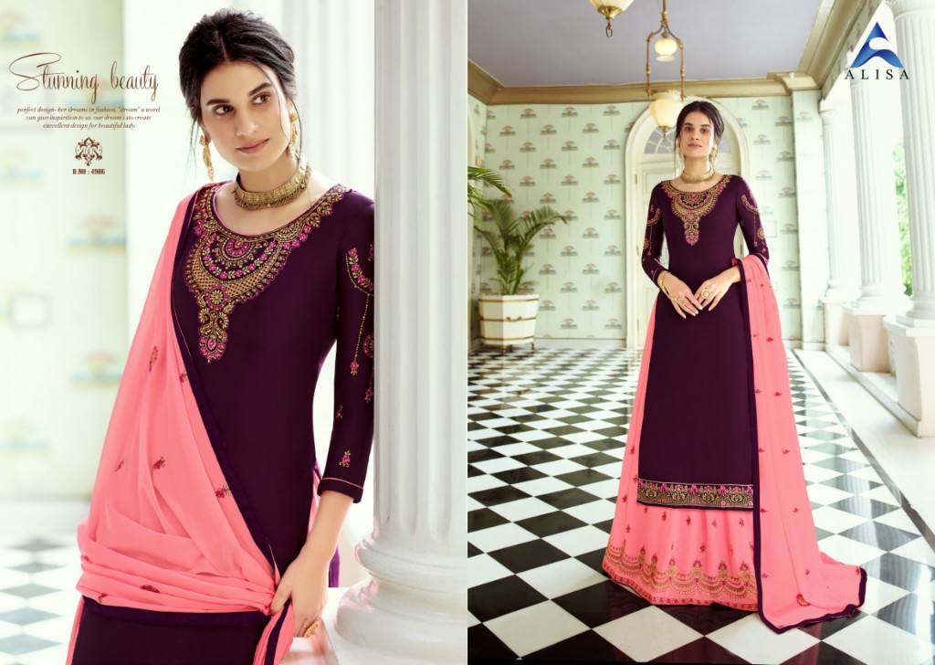 Alisa Presents  Kiara Vol  4  Designer Salwar Suit