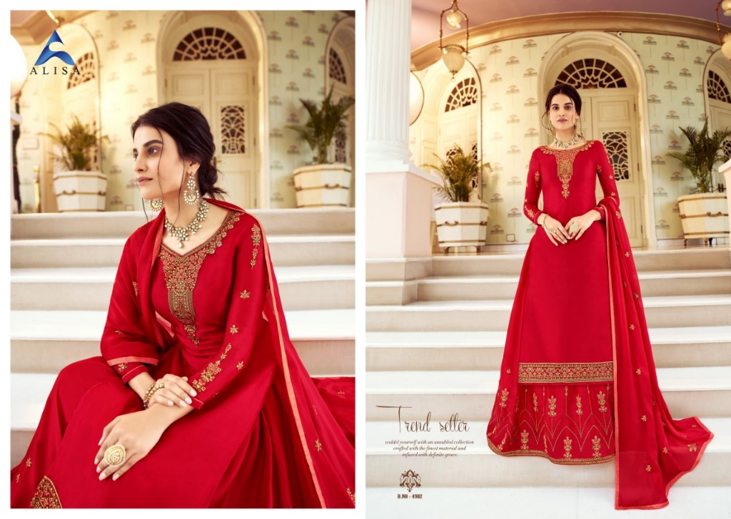 Alisa Presents  Kiara Vol  4  Designer Salwar Suit