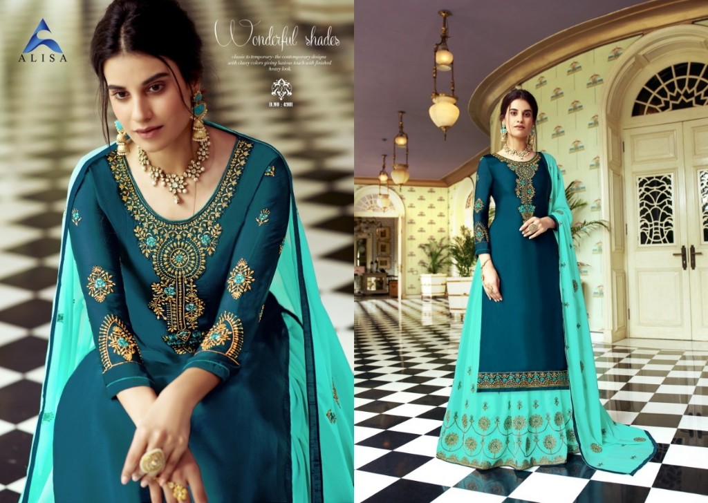 Alisa Presents  Kiara Vol  4  Designer Salwar Suit