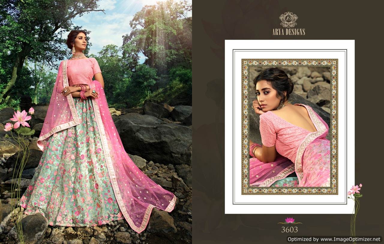 Arya Presents Euphoria 4 Heavy Wedding Wear Designer Lehenga Collection