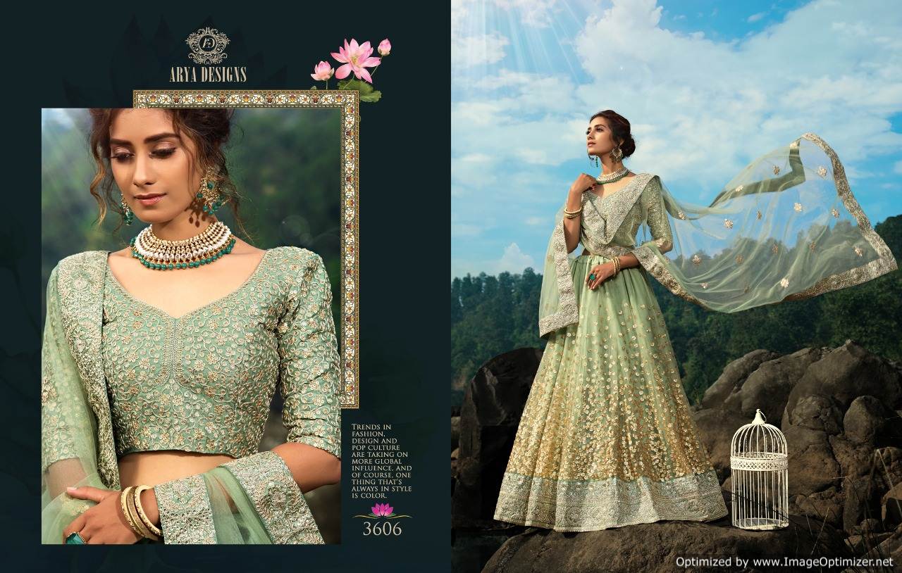 Arya Presents Euphoria 4 Heavy Wedding Wear Designer Lehenga Collection