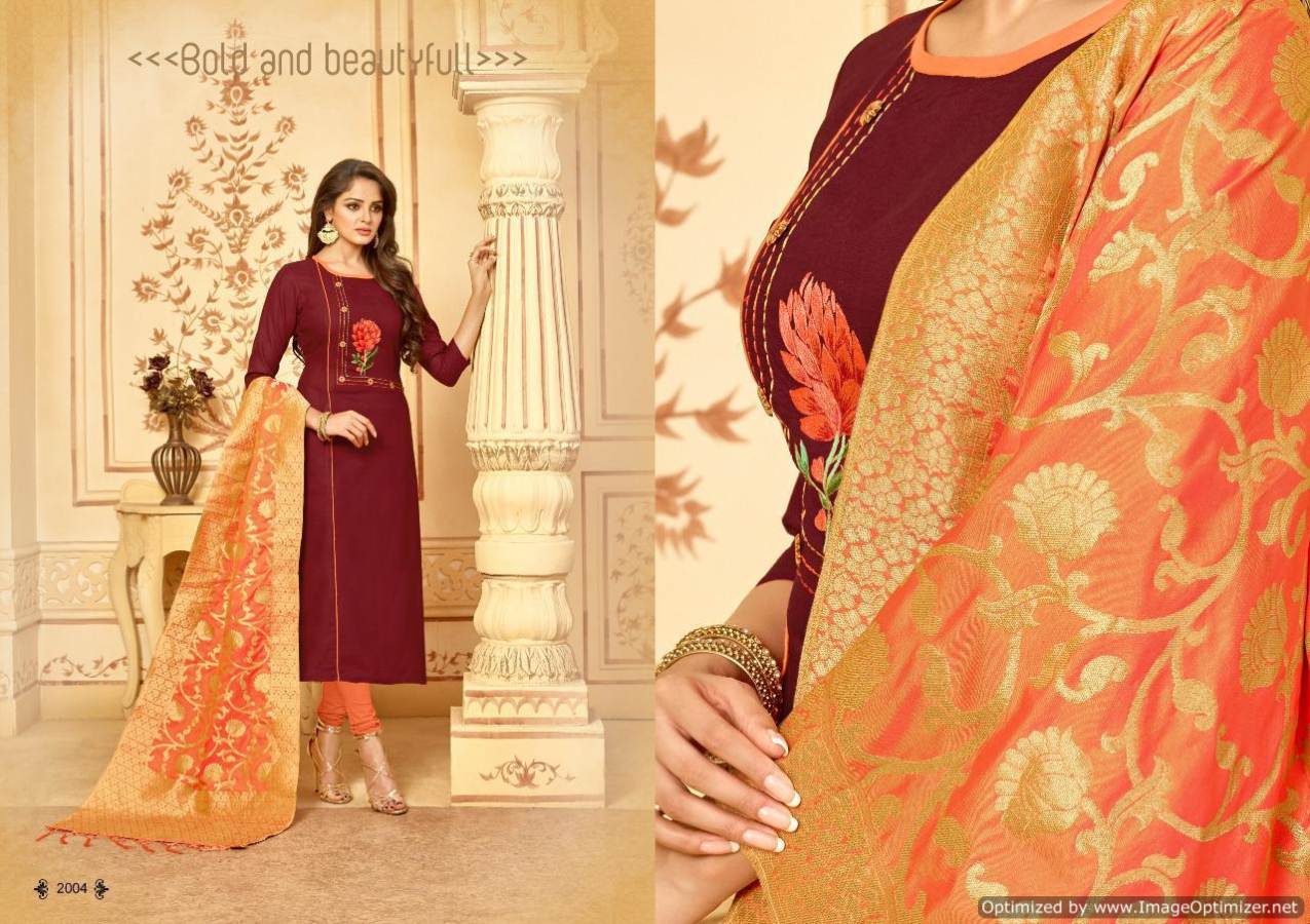 Avc Presents  Bansuri  Designer Dress Material