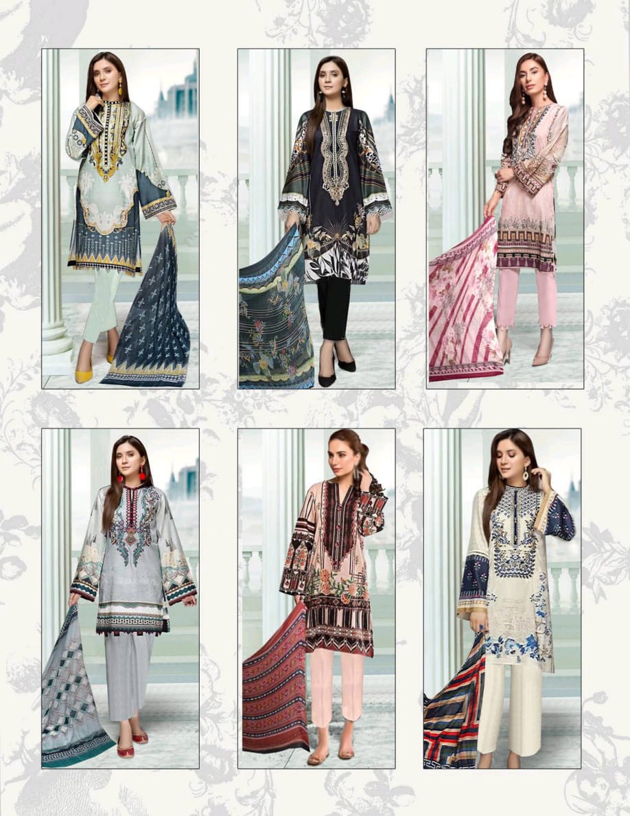 Baroque Lawn Collection 2020 Karachi Dress Material