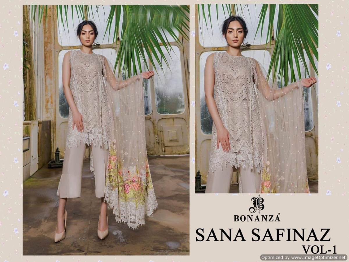 Bonanza  Presents Sana Safinaz  Vol 1 New Heavy Pakistani  Suits