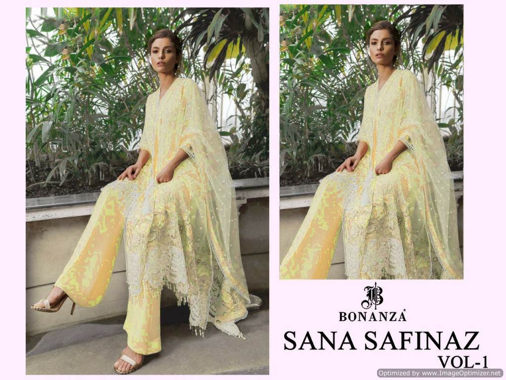 Bonanza  Presents Sana Safinaz  Vol 1 New Heavy Pakistani  Suits