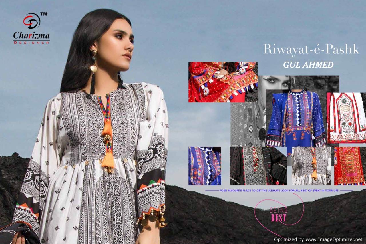 Charizma  Presents Gul Ahmed  Pakistani Suits