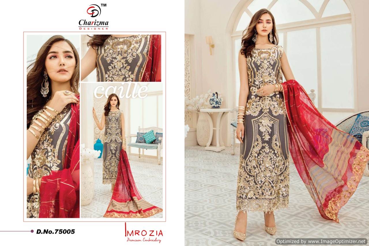 Charizma Presents Imrozia Exclusive Heavy Faux Georgette Pakistani Suits