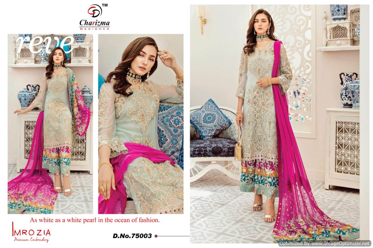 Charizma Presents Imrozia Exclusive Heavy Faux Georgette Pakistani Suits