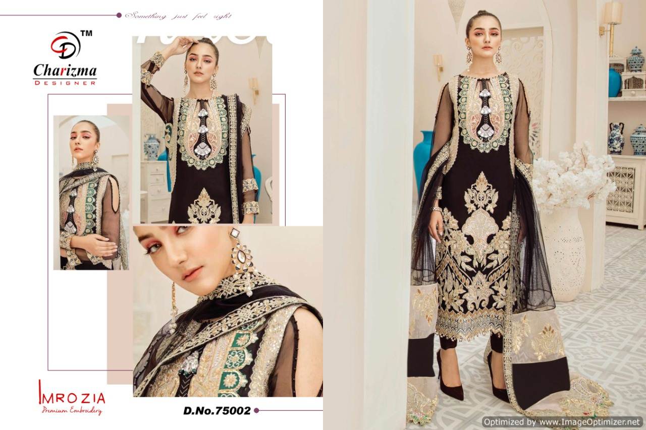 Charizma Presents Imrozia Exclusive Heavy Faux Georgette Pakistani Suits