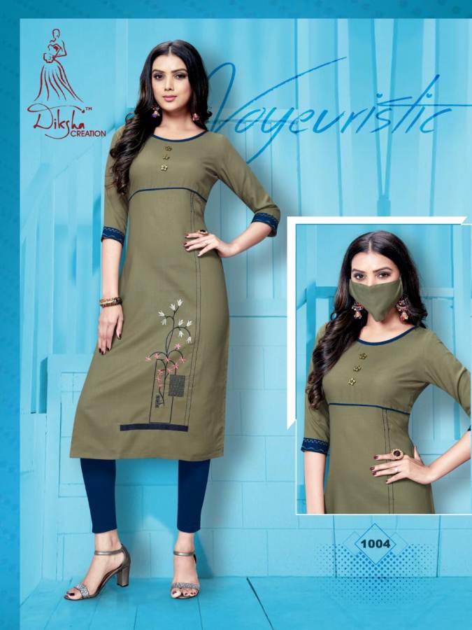 Diksha  Presents Livaa  Vol 1  Daily Wear Kurti Collection