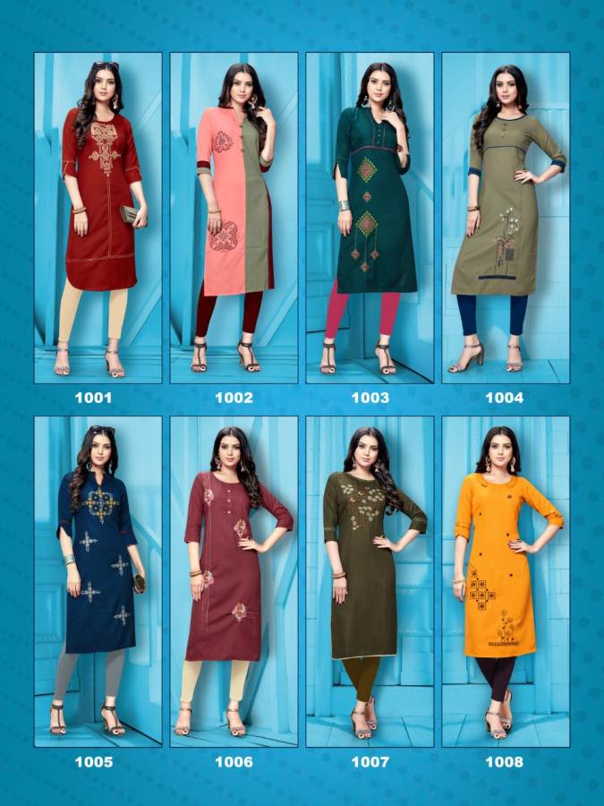 Diksha  Presents Livaa  Vol 1  Daily Wear Kurti Collection