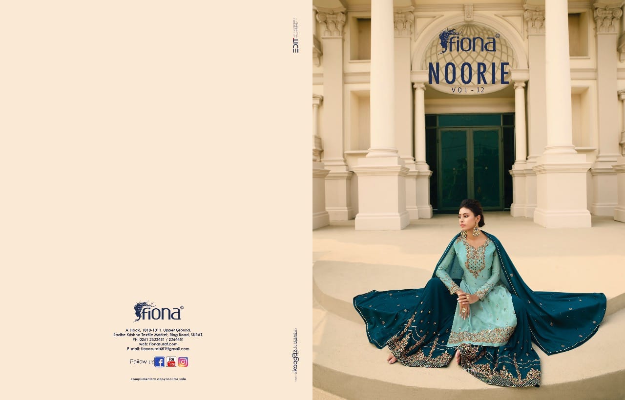 Fiona Presents Noorie Vol 12  Designer  Salwar Suits