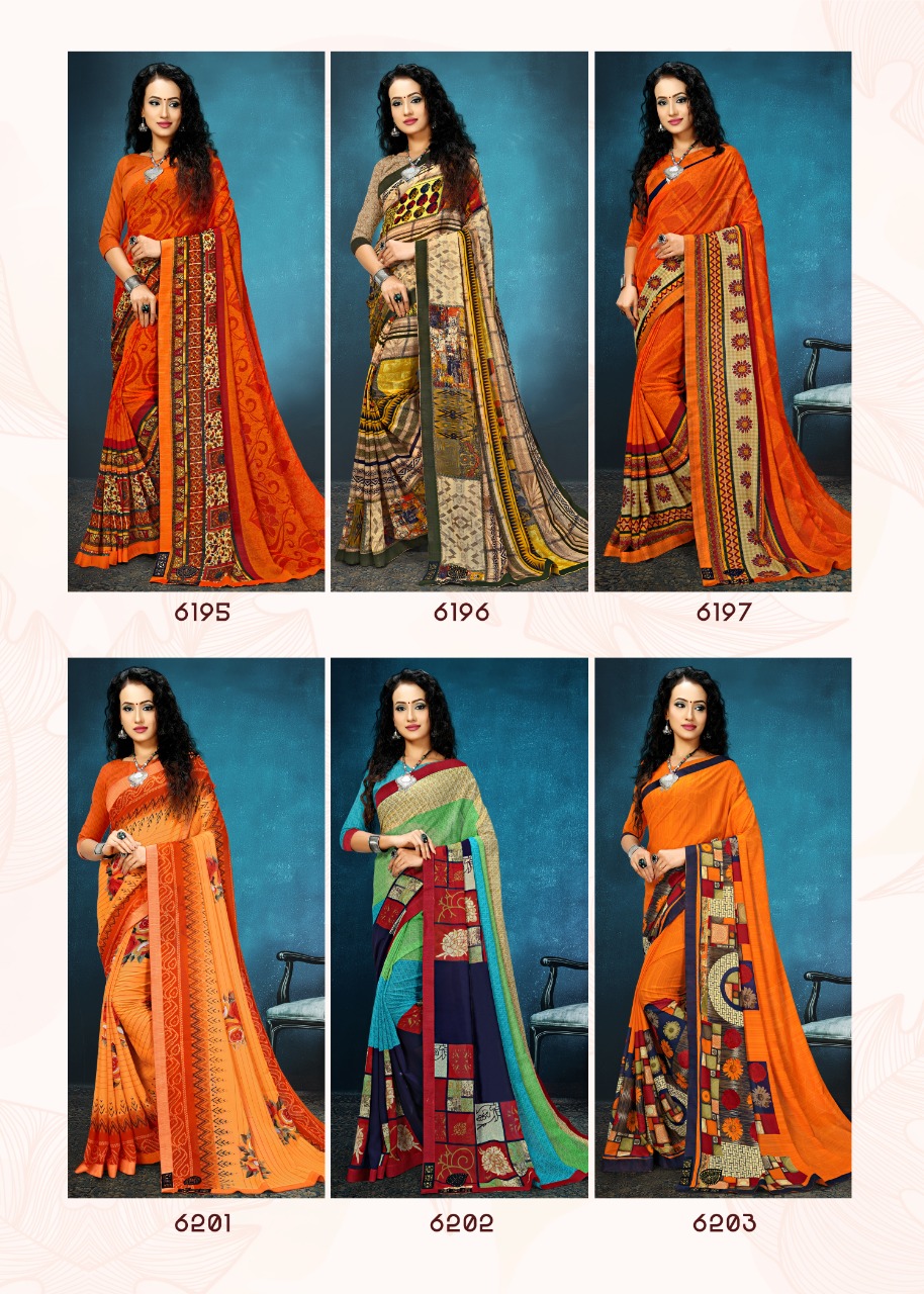 Haytee Presents  Colors Vol  46  Printed Saree Collection