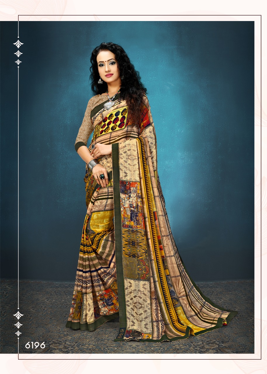 Haytee Presents  Colors Vol  46  Printed Saree Collection