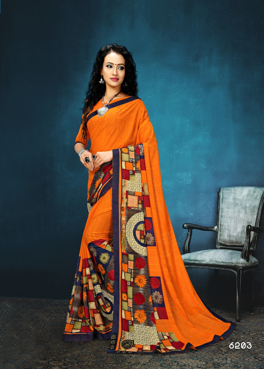 Haytee Presents  Colors Vol  46  Printed Saree Collection