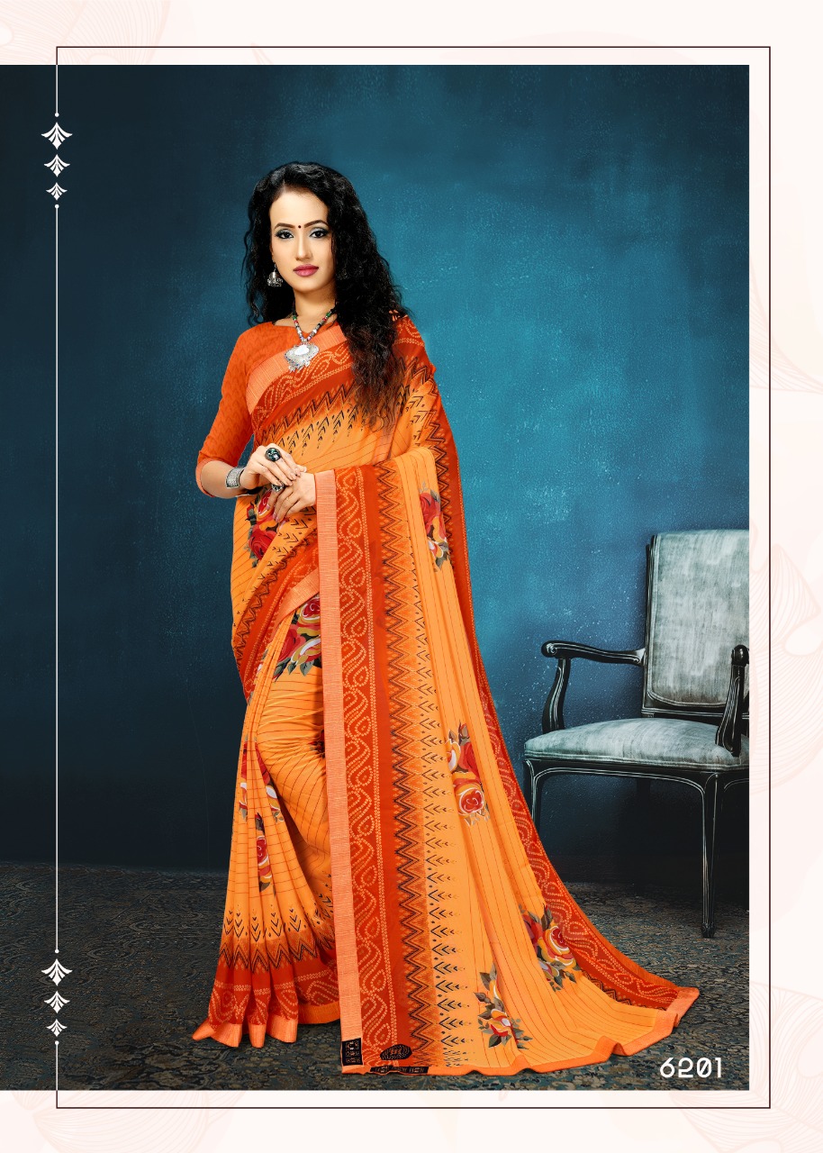 Haytee Presents  Colors Vol  46  Printed Saree Collection