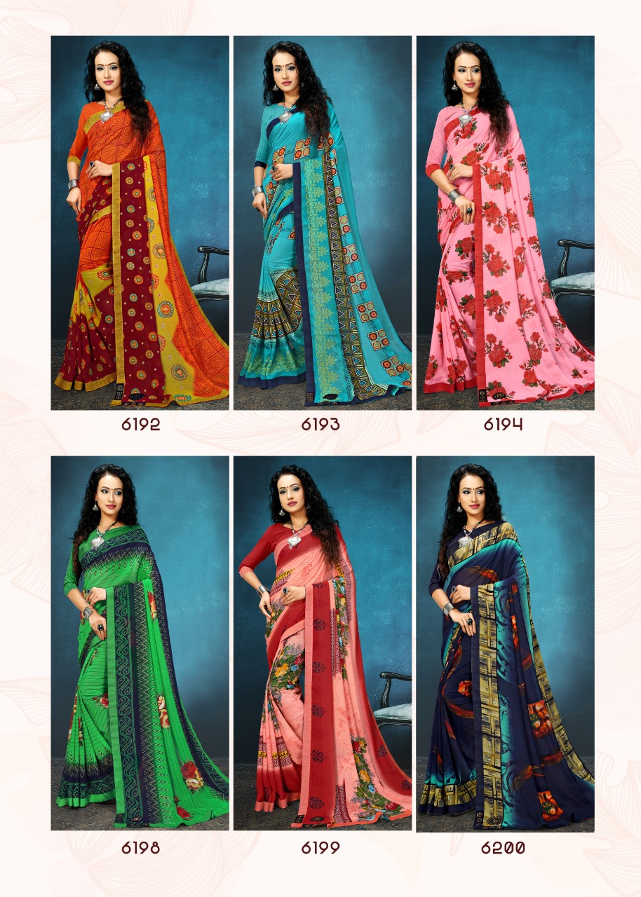 Haytee Presents  Colors Vol  46  Printed Saree Collection