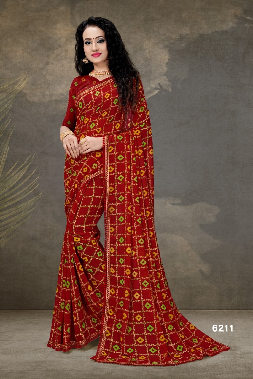 Haytee Presents  G Mail  Vol 84 Printed Saree Collection