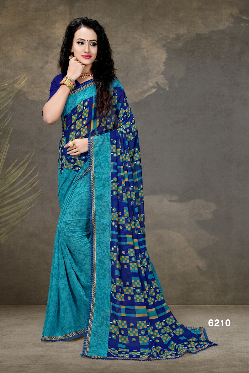 Haytee Presents  G Mail  Vol 84 Printed Saree Collection