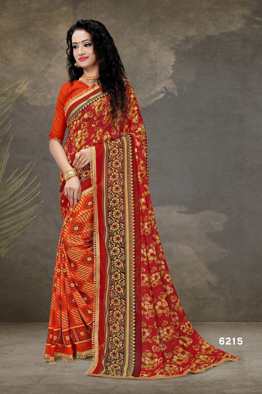 Haytee Presents  G Mail  Vol 84 Printed Saree Collection